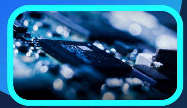Close-up of a circuit board